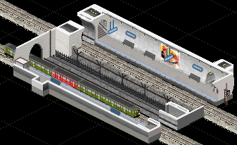  trainset M4 coming to station